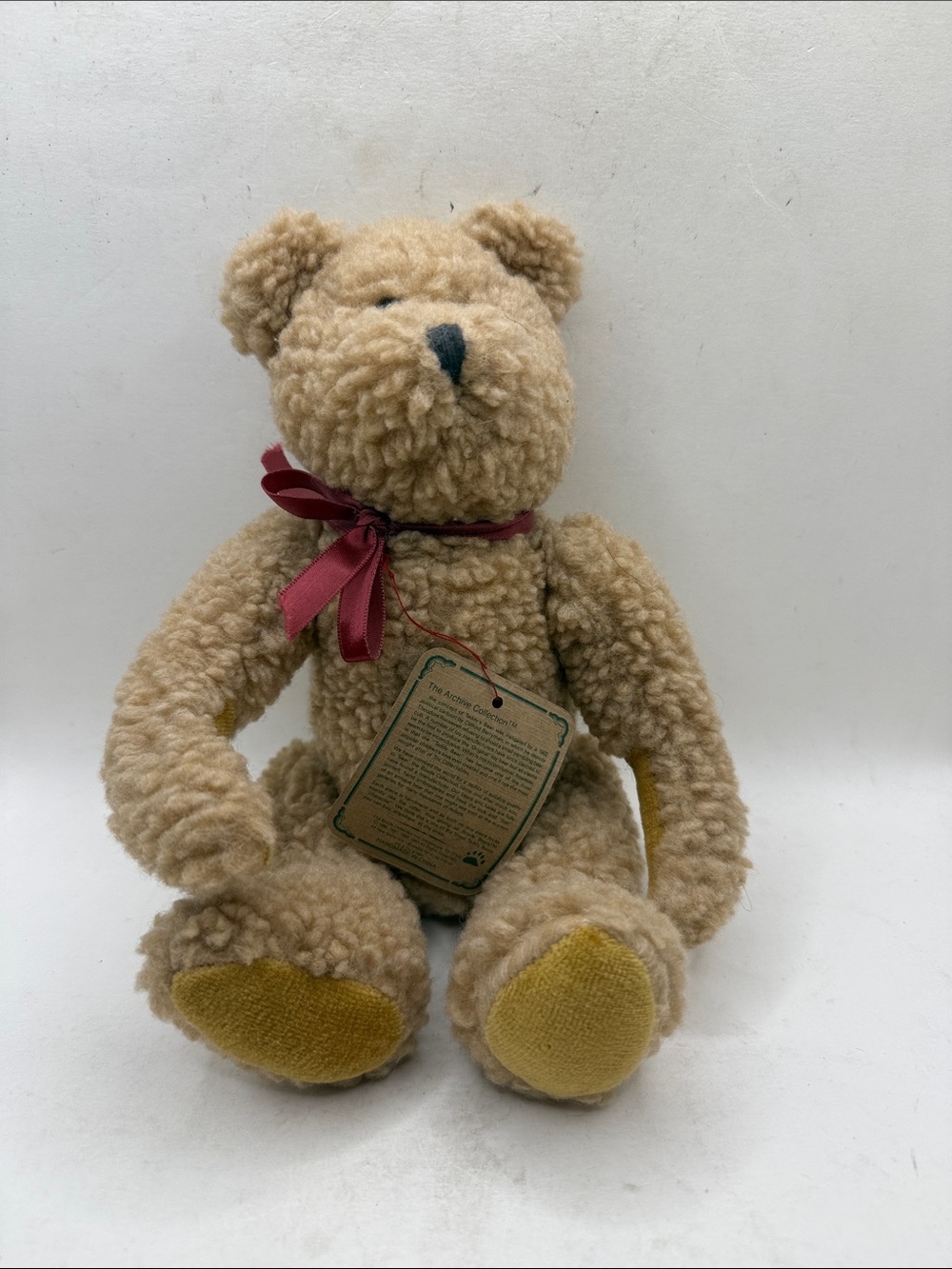 Vtg Boyds Bears Fredrico The Archive Collection Teddy Bear Jointed Plush w/ Tag